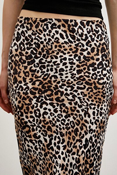 Never more Black Maxi Length Bias Skirt