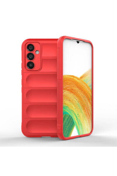 AQUA AKSESUAR Samsung Galaxy A34 Uyumlu Elden Kaymayan Kamera Korumalı Oyuk K...
