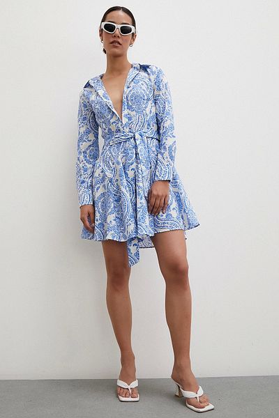 Never more Rochie cu model Blue Godeli
