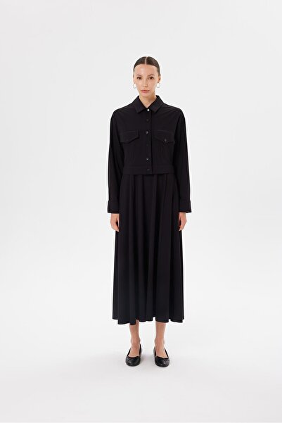 TERZİ DÜKKANI أسود مشروط بتمشيط - سترة قصيرة