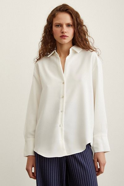Never more Classic Shirt Ecru