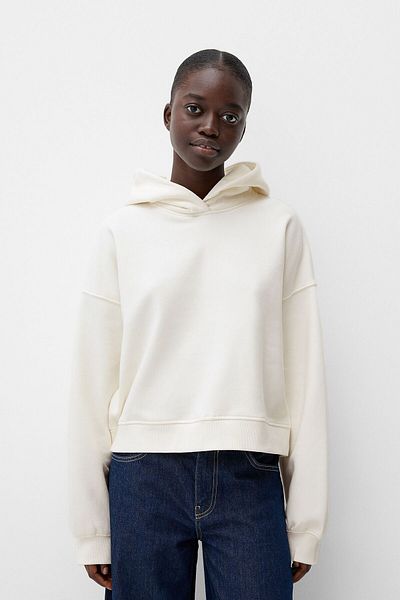 Bershka Cotton Hooded Sweatshirt