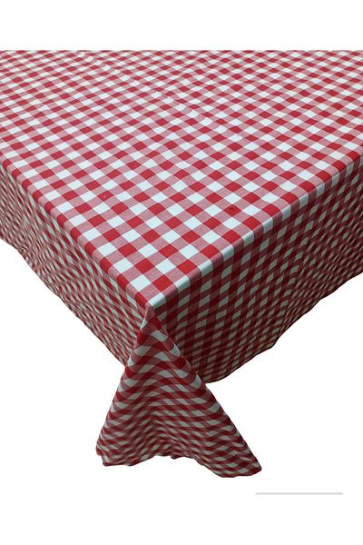 GÜLLÜCE HOME 170 X 170 Picnic Table - Gingham Tablecloth