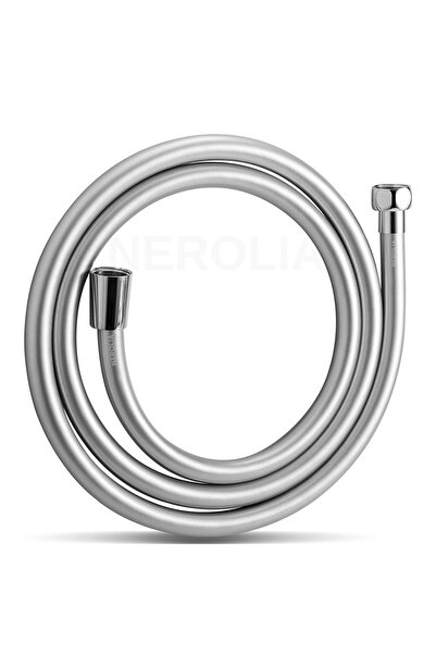 NEROLIA 200 cm Paslanmaz Rakorlu PVC Duş Hortumu - Modern, Kıvrışmaz Tasarım
