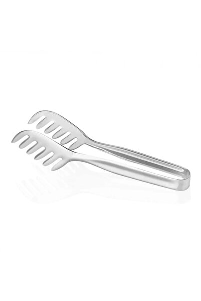Kitchen Damys Stainless Luxury Steel Pasta Tongs - Salad Tongs