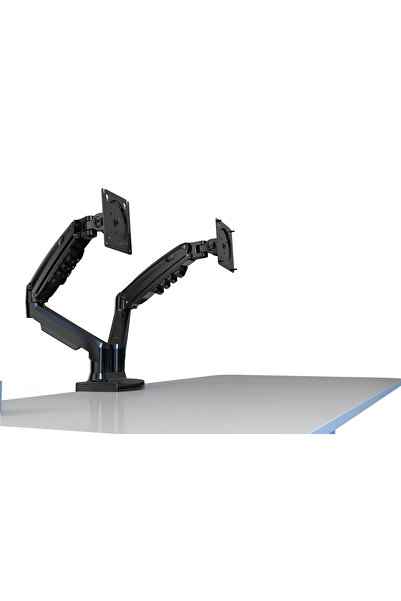 VONTECH Nb F160 17-27 " Çift Kol Amortisörlü Vesa Monitör Standı Monitör