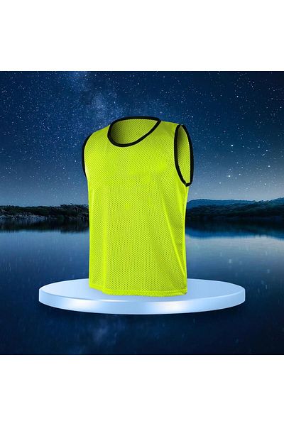 Gök Sports 10 bucăți vestă de antrenament cu găuri pentru adulți - Bip pentru covor și teren