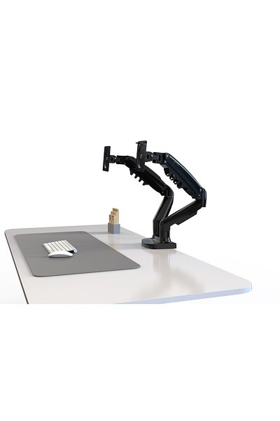VONTECH Nb F160 17-27" Vesa Monitor Stand - Double Arm, Shock Absorber