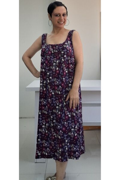 Mertcan Butik Φόρεμα με λουλούδια με μοτίβο με κορδόνια από βισκόζη