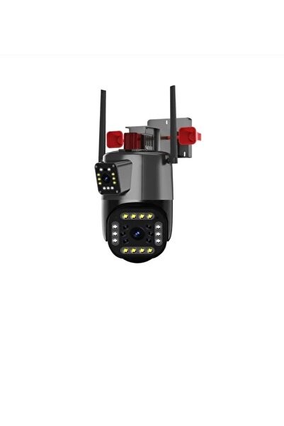 Genel Markalar 4 Mp 4K Hd Gece Görüşlü Dış Mekan 2.4G Sd Kartlı 8X Zoom Çift ...