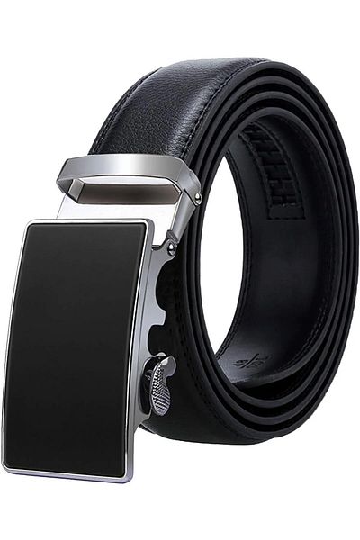 derikem Cureaua pentru barbati din imitatie din piele Curea automata cu carlig si bucla pentru rochie barbati si catarama reglabila zilnic
