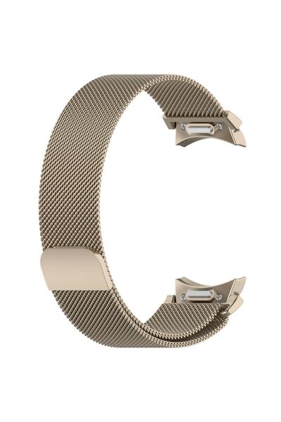 Nezih Case Galaxy Watch 4 5 6 7 40 44mm Classic 42 43 46 Uyumlu 47mm Watch 5 Pro 45mm Hasır Metal Kordon