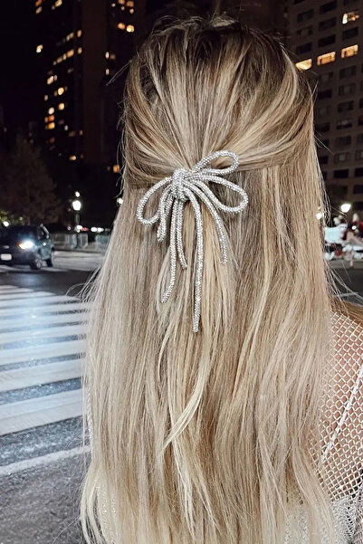 Limelia Cataramă Seyran - Cataramă cu fundă detaliată din piatră de cristal