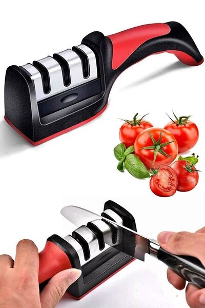 Ardinyo Profesyonel Bıçak Bileme Aleti 3 Açılı Elmas El Bıçakları Bileme Aparatı