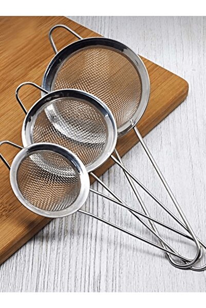 Ardinyo Steel 3 Size Tea Strainer Triple Strainer Triple Tea Strainer Triple ...