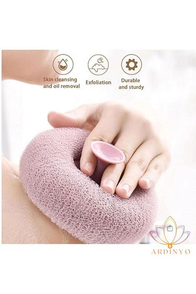 Ardinyo Body Peeling Sponge with Suction Cup Deep Cleaning and Revitalization Can be hung Practical