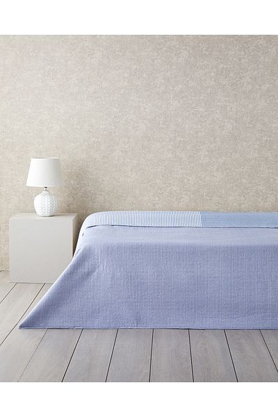 English Home Blue Modern Art Double Blanket - Multi-purpose