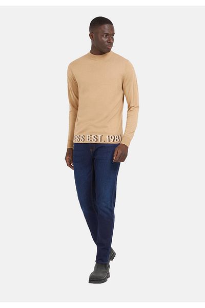 Guess Rollkragenpullover ALF LS High Neck Logo Langarmpullover