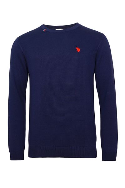U.S. Polo Assn. Strickpullover-Pullover mit R-Ausschnitt