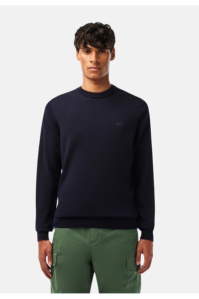 Lacoste Pulover clasic din lână cu croială de Rundhals