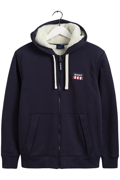 Gant Sweatjacke Kapuzensweatjacke Sherpa Fleece