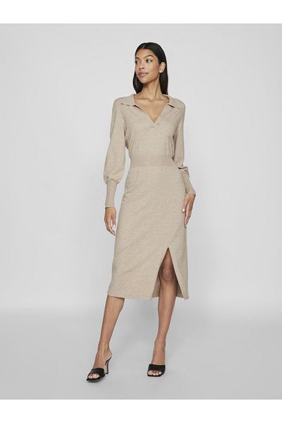 VILA Midikleid Strick