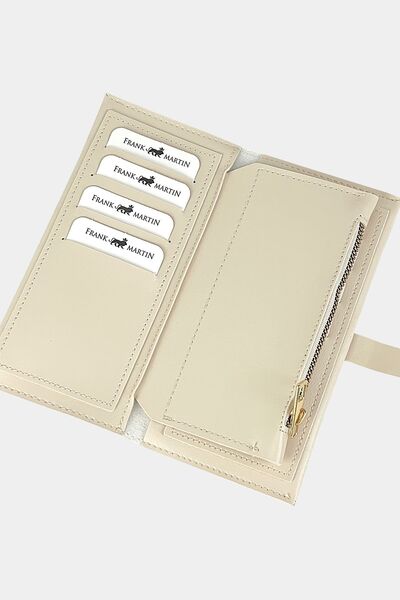 Frank Martin Lion Women's Portfolio - Handbag with Phone, Paper, Money and Coin Compartment