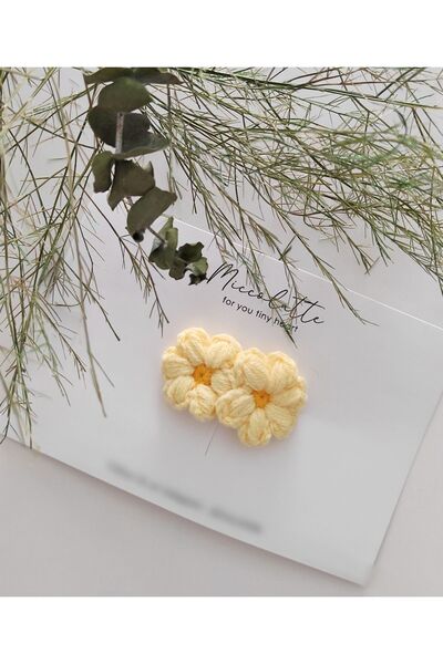 Miccolatte Hairless Baby Buckle Hand-knitted Floral