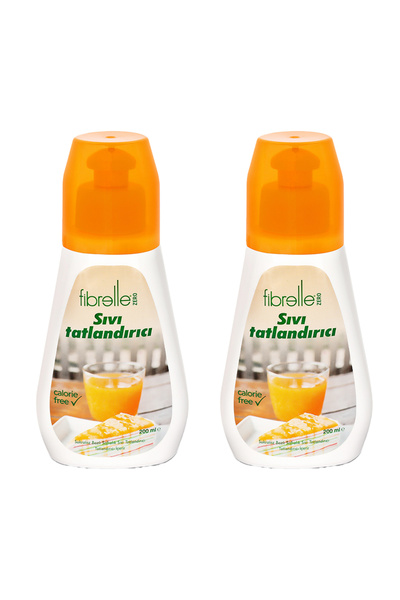 Fibrelle Zero Sukraloz Sıvı Tatlandırıcı 200 Ml 2 Adet
