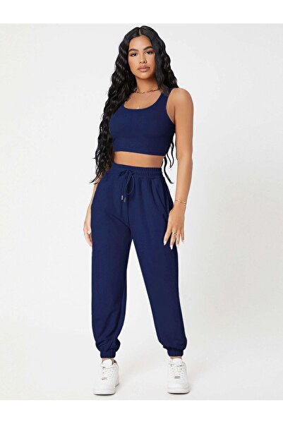 MODAVİBE KADIN EŞOFMAN ALTI YAZLIK LASTİK PAÇA  MODAVİBE