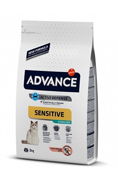 Advance Sterilised Sensitive Somonlu Kısır Kedi Maması 3 Kg