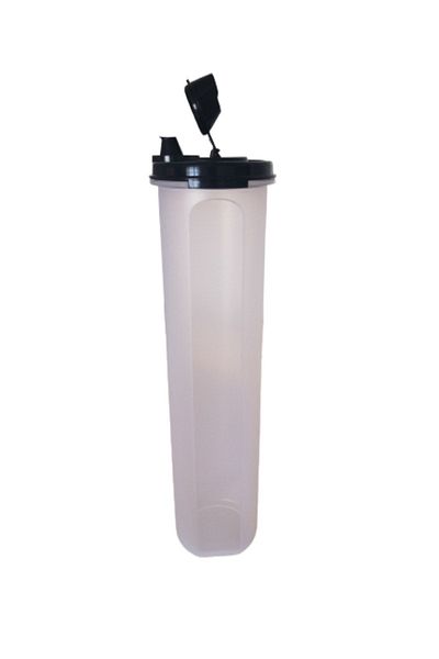 Tupperware 1.1 LtOval Oil Pot.black Lid