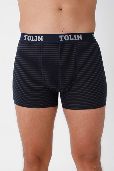 TOLIN Men's Patterned Single Jersey Cotton Boxer Set of 3 - 4147-06