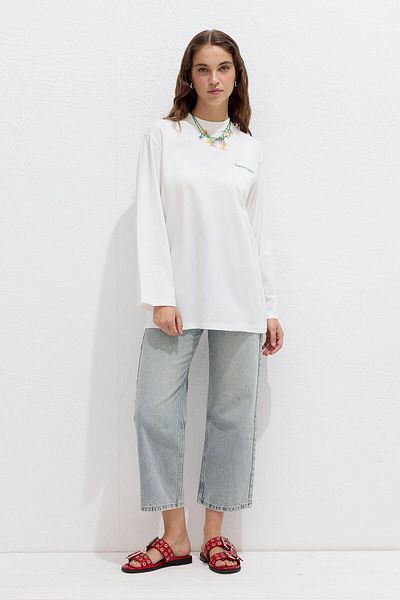 Manuka Bedrucktes Langarm-T-Shirt – Summer Essentials
