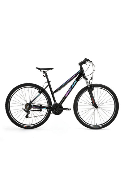 Bisan BİSAN ATHENA DAĞ BİSİKLETİ 48 CM V 29 JANT 21 VİTES PARLAK SİYAH MAVİ -...