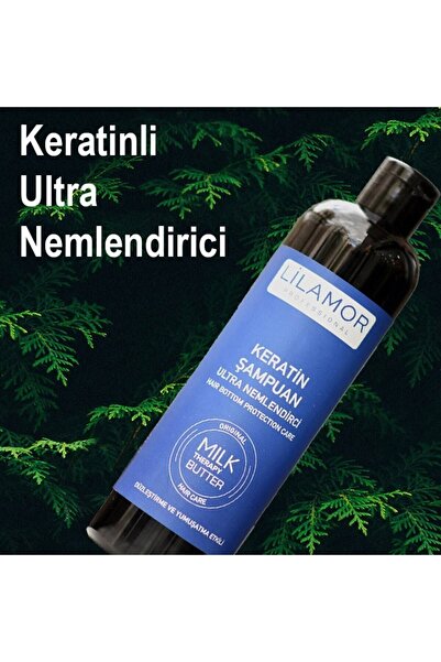 Lilamor Professional Düzleştirme Ve Yumuşatma Etkili Keratin Şampuan 400ml
