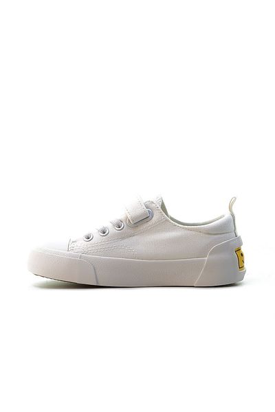 Vicco VICCO LEE Pantofi casual pentru copii unisex din in - Talpă anatomică de bază (26-38) Alb EU 346.141