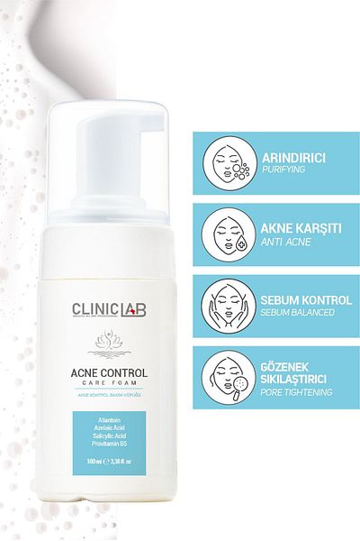 Cliniclab Facial Cleansing Foam for Acne Prone Skin 100 ml