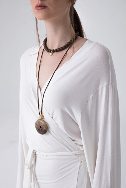 SHEISMONO Ультра м'який кімоно Zoe Beyaz