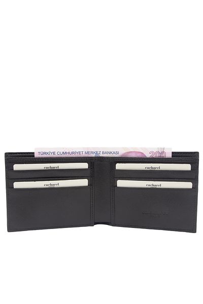 Cacharel Wint Black Men's Leather Wallet - 2664w17
