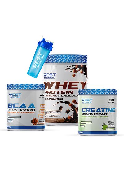 West Nutrition Nut Bcaa Creatine Monohydrate - Whey Protein Powder Pack