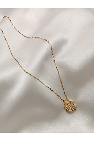 stainles steel ÇELİK AÇILIR KAPANIR KALP YONCA KOLYE