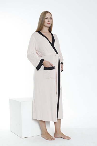 Miss Dünya Lissa Μακριά ρόμπα - Ριγέ εγκυμοσύνης και μητρότητας