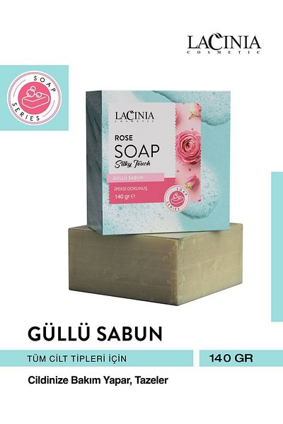 Lacinia Rose Extract Skin Care Soap - 140gr