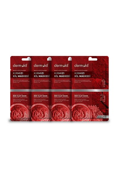 Dermokil Dermokil Acne and Black Point Clay Mask*Set of 4