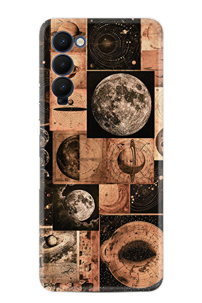 Camon 18 Kılıf Hayat Serisi Desenli Retro Moon - Barkod No 2029