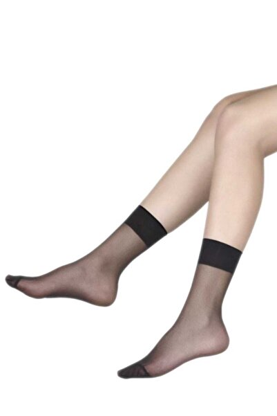 Müjde Kadın 12" Adet 20 Den 500 Siyah Soket Pantolon Çorabı