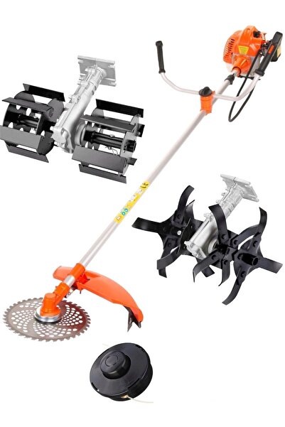 SCHUTZENGER 15 Hp Yan Tipi Benzinli Motorlu Ot Çalı Tırpanı Çim Biçme Makines...