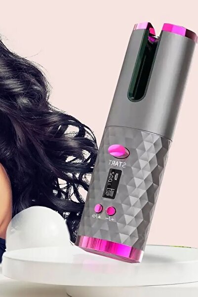 TechnoStation Automatic Curly Hair Styling and Straightening Machine - Hair Curler, Cordless