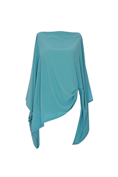 Natura Style İPEKLİ KİMONO BLUZ - MİNT
